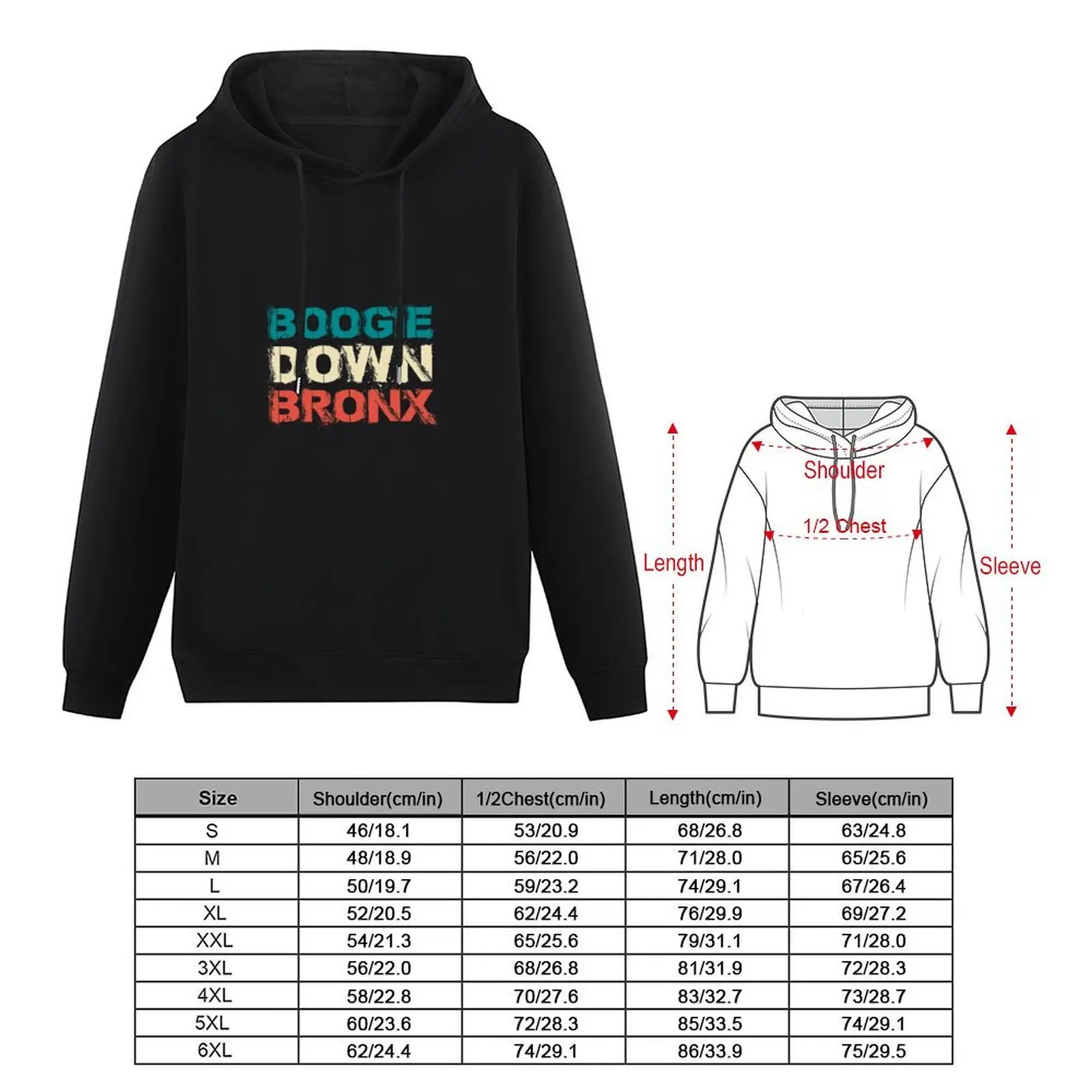 Boogie Down Bronx- ملابس بقلنسوة على طراز نيويورك على الطراز الكوري للرجال معطف رياضي