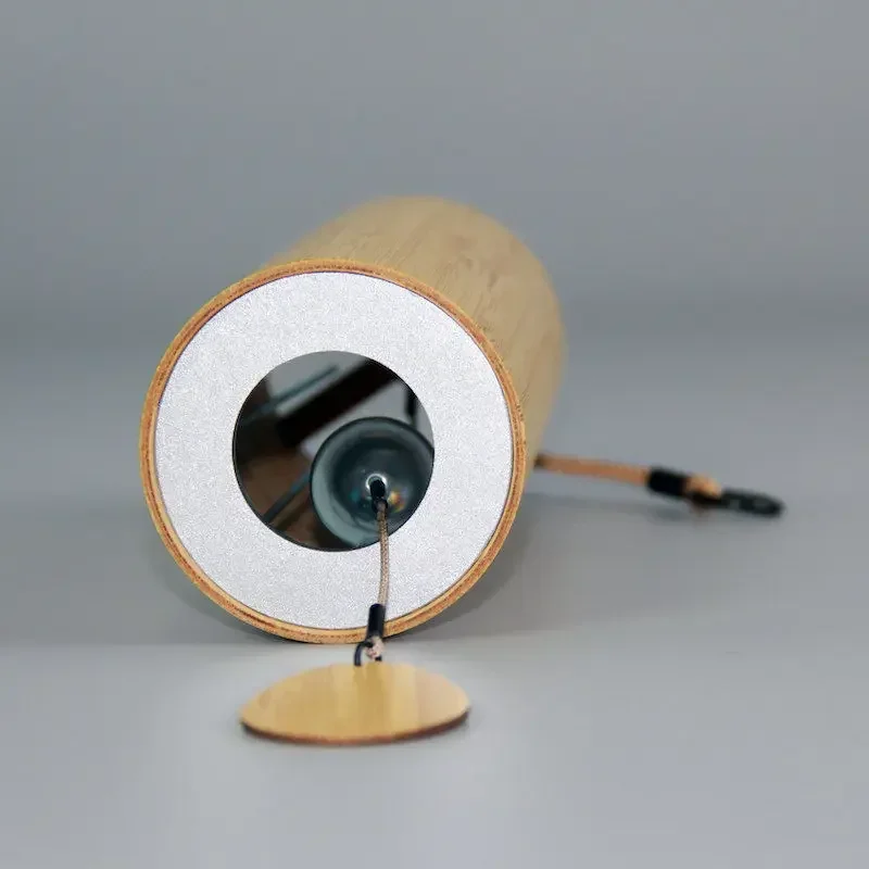 الخيزران الرياح الرنين الصينية نمط حديقة زينة غرفة نوم جدار الخيزران المعلقات تأثيث المنزل الديكور الرياح #6