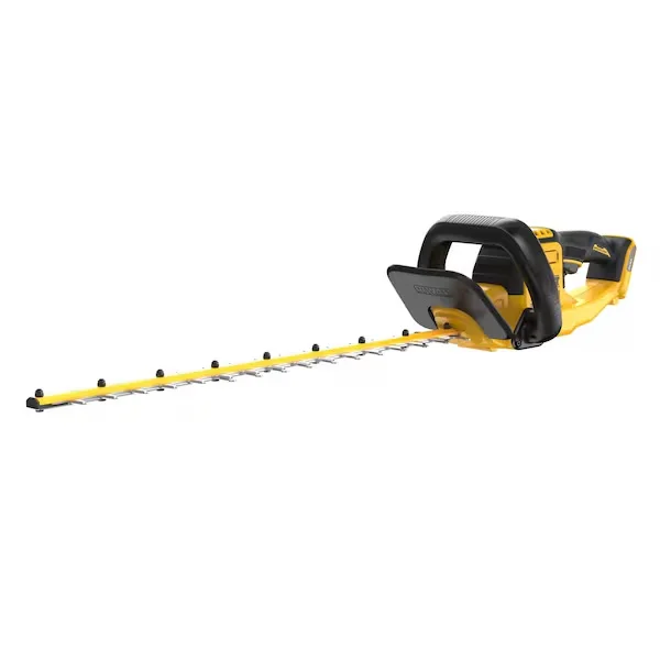 Cordless Battery-Powered Hedge Trimmer, Double-Sided 26 in L Blade, 60 V Electric