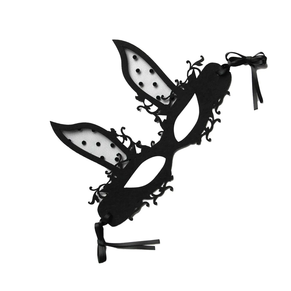 Rabbit Mask Halloween Ball Party Cosplay Masquerade for Women Face