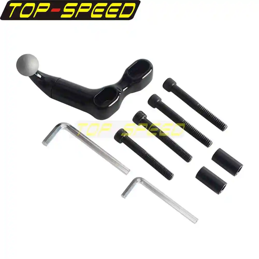 Motorbike Phone Holder 360°Rotation Phone Support Ball Tipped Bracket For Harley Softail Touring Dyna Yamaha Kawasaki BMW Suzuki