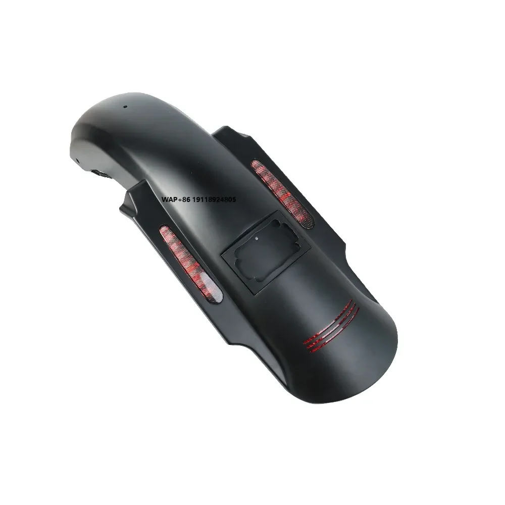 

Best Price Motorcycle Extended Rear Fender With LED Lights and Wire Harness for Touring 14-UP