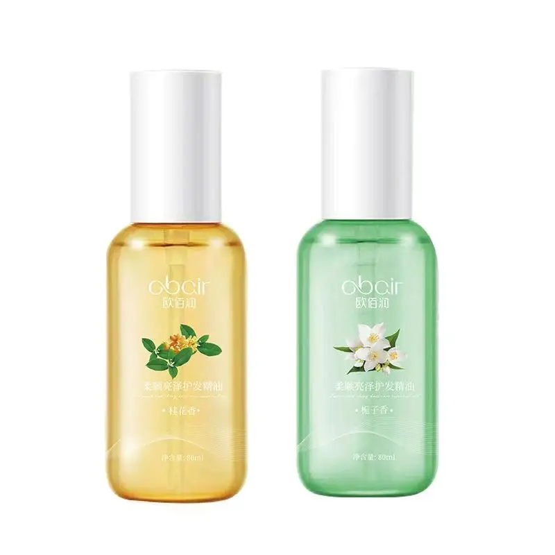 

80 мл спрей с эфирным маслом для волос для ежедневного использования, унисекс, спрей для гардения и волос, аромат для ухода за волосами, аромат османтуса T6C3