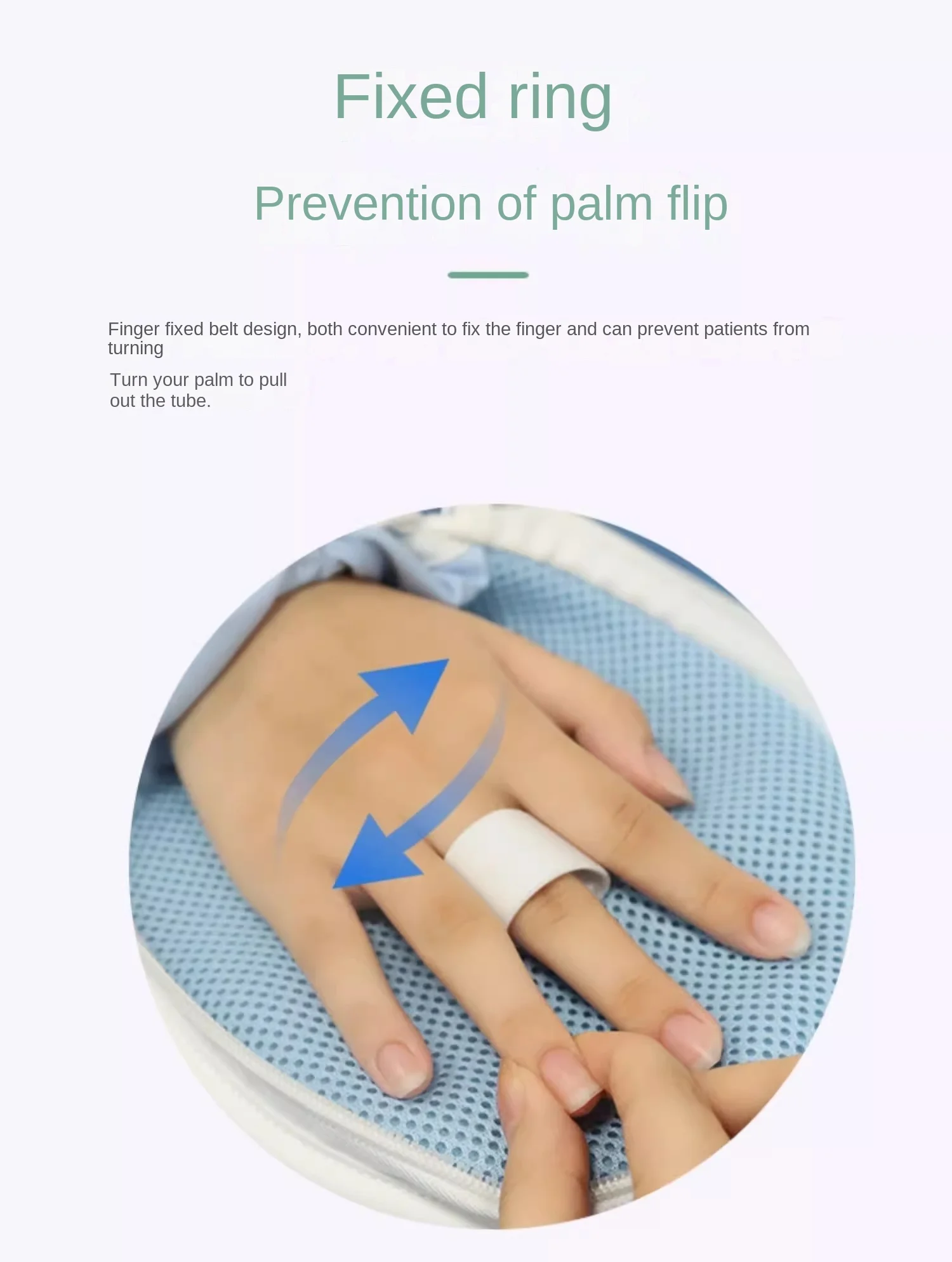 Multifunktionale Handschuhe mit Reißverschlussöffnung, PVC, perforiert, transparent, visuell, atmungsaktiv, Mesh-Belüftung, Mittelfingerfixierung – Detail 4