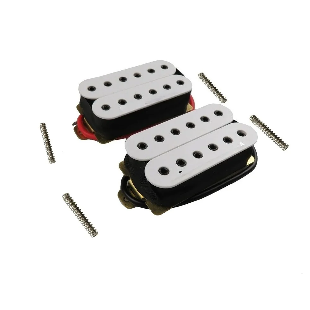 

SH-1 passive humbucking guitar pickup neck/bridge electric guitar pickup ceramic 4-lead split coil white/black