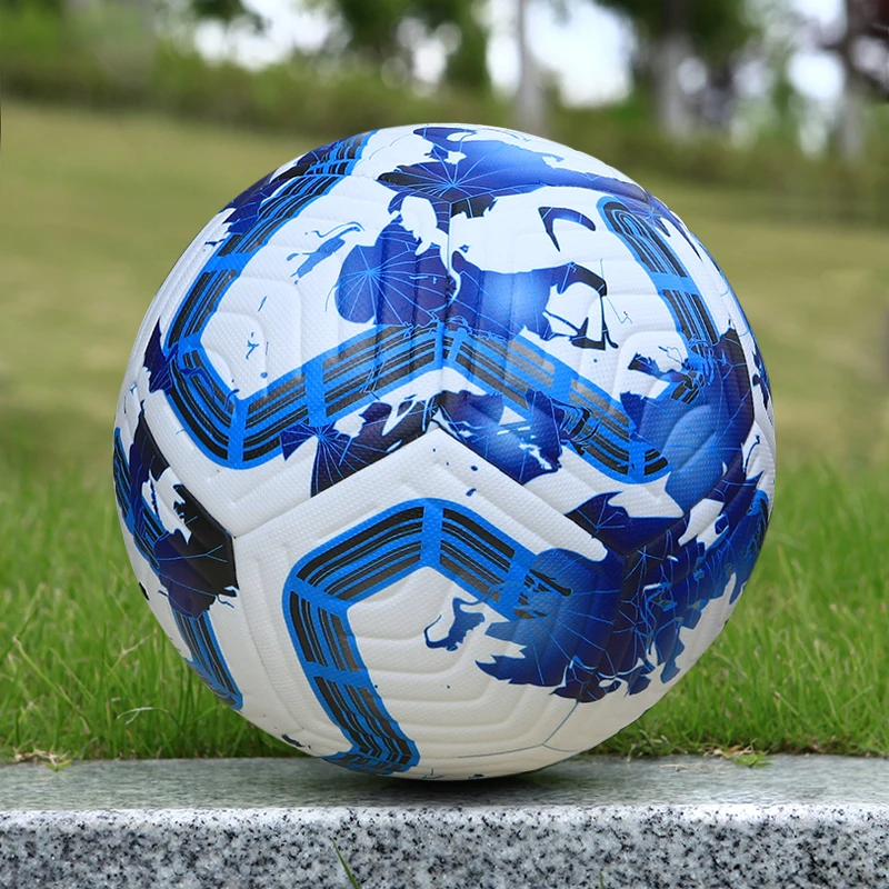 Ballons de Football taille 5, sans couture, PU doux, pour garçons et adultes, entraînement professionnel, résistant à l'usure, haute qualité