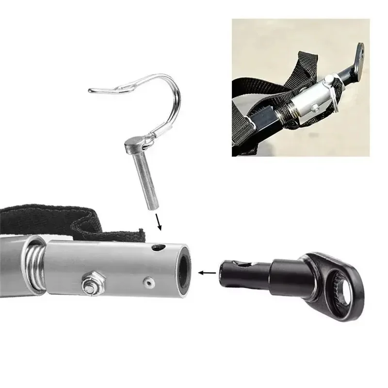 

New Bicycle Rear Rack Accessories Accessory Towing Head for Baby Pet Hitch Connector Bike Trailer Steel Linker