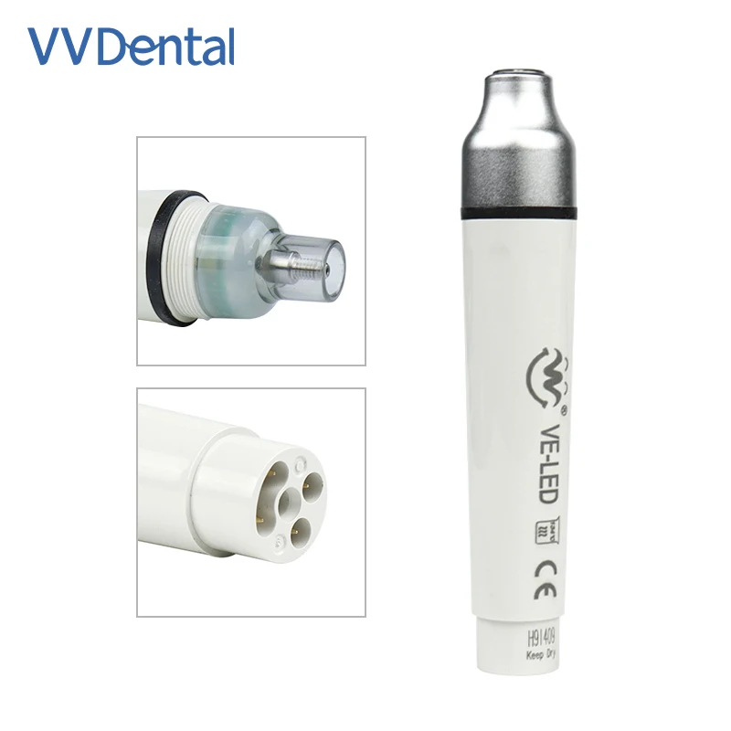 Dental Ultrasonic Scaler Handpiece VE/VS/VE-LED Fit for SATELEC DTE WOODPECKER EMS VRN Dental Ultrasonic Scaler 135° Sterilized