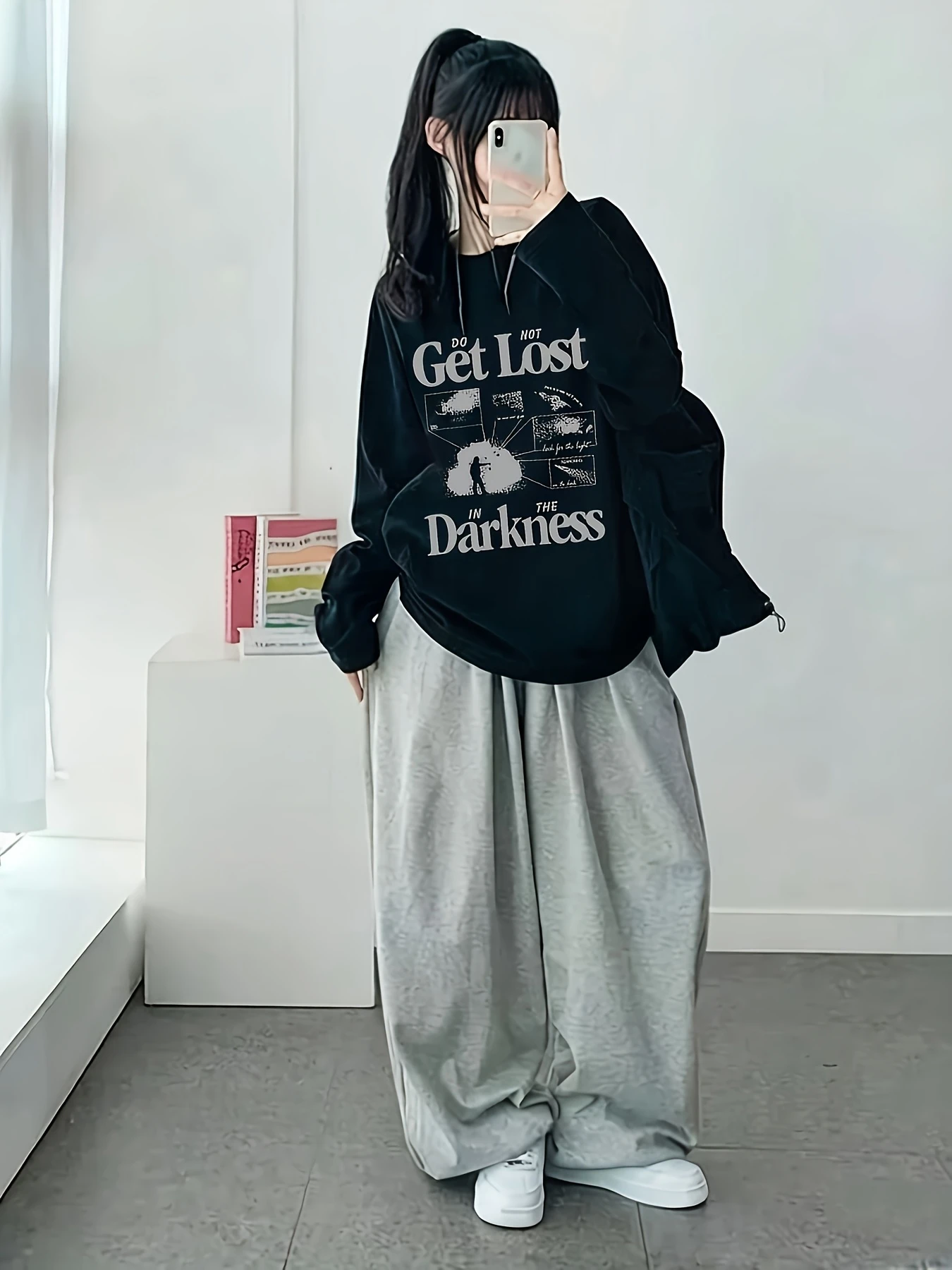 T-shirt unisexe à manches long - Korean Lifestyle avis et prix
