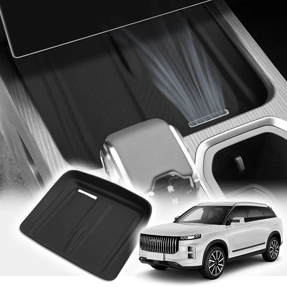 

for 2024 2025 2026 Jaecoo J7 7 Car Center Control Under-Dash Storage Armrest Box Organizer Wireless Charging Panel Mat