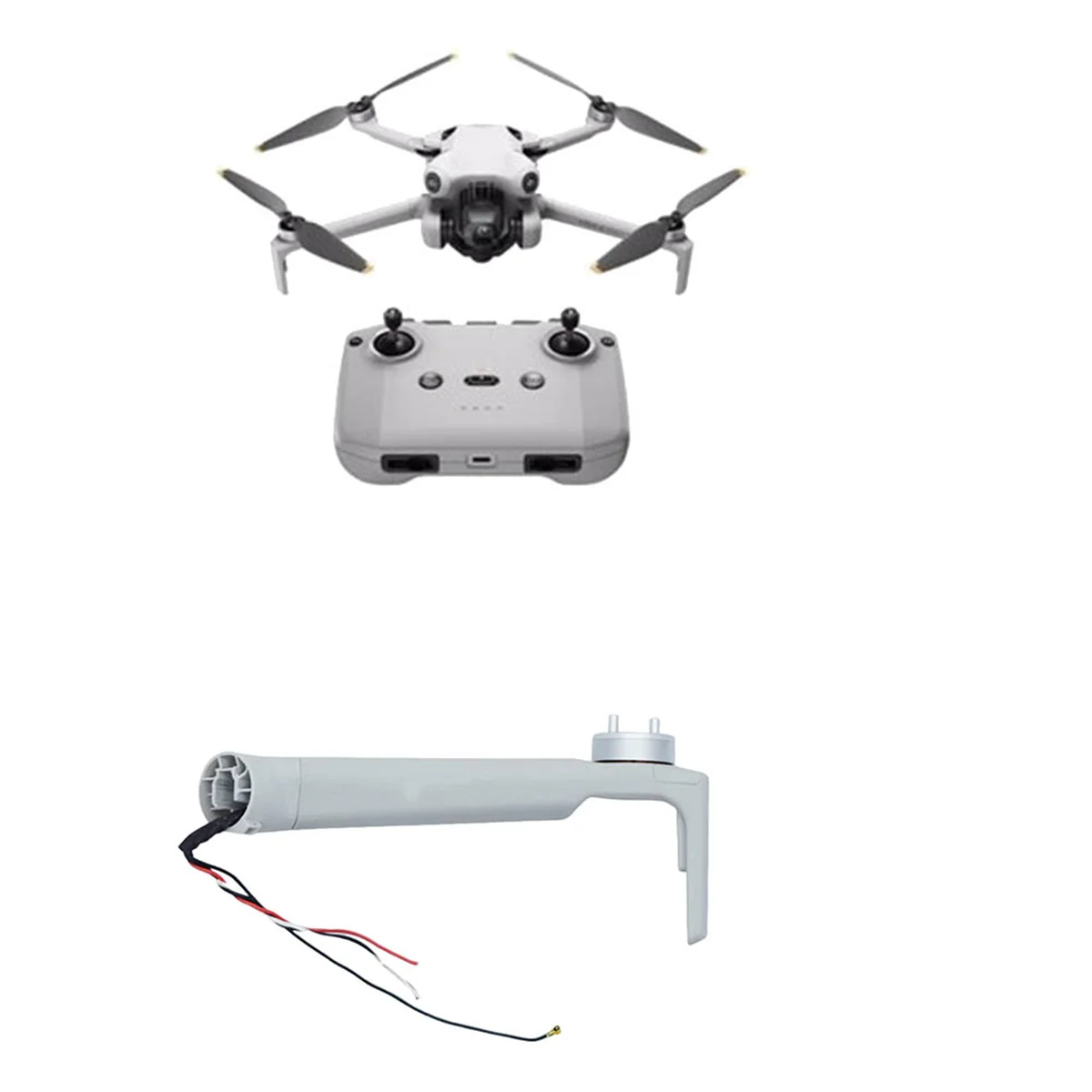 For DJI Mini 4Pro Fuselage Arm Left Front Arm Multifunctional Convenient Practical Drone Accessories