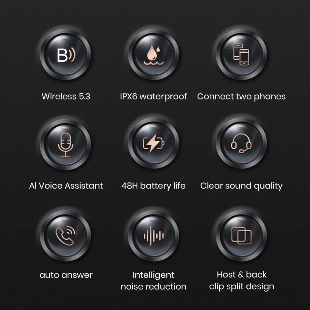 

Bluetooth-гарнитура мотоциклетная Водонепроницаемая с шумоподавлением для шлема