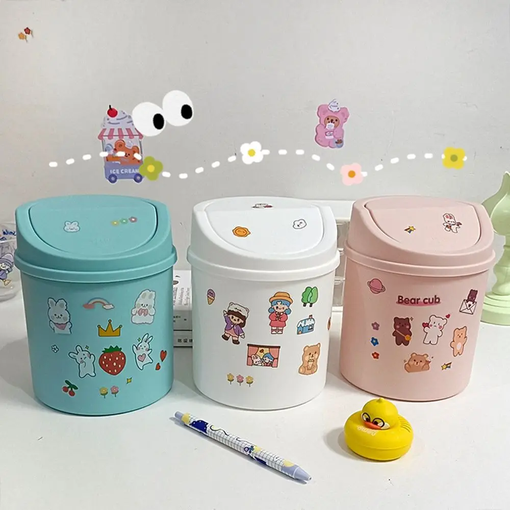 

Simplicity Office Household Desktop Dustbin Garbage Disposal Office Supplies Dustbin Basket Trash Can Waste Bin Garbage Bin