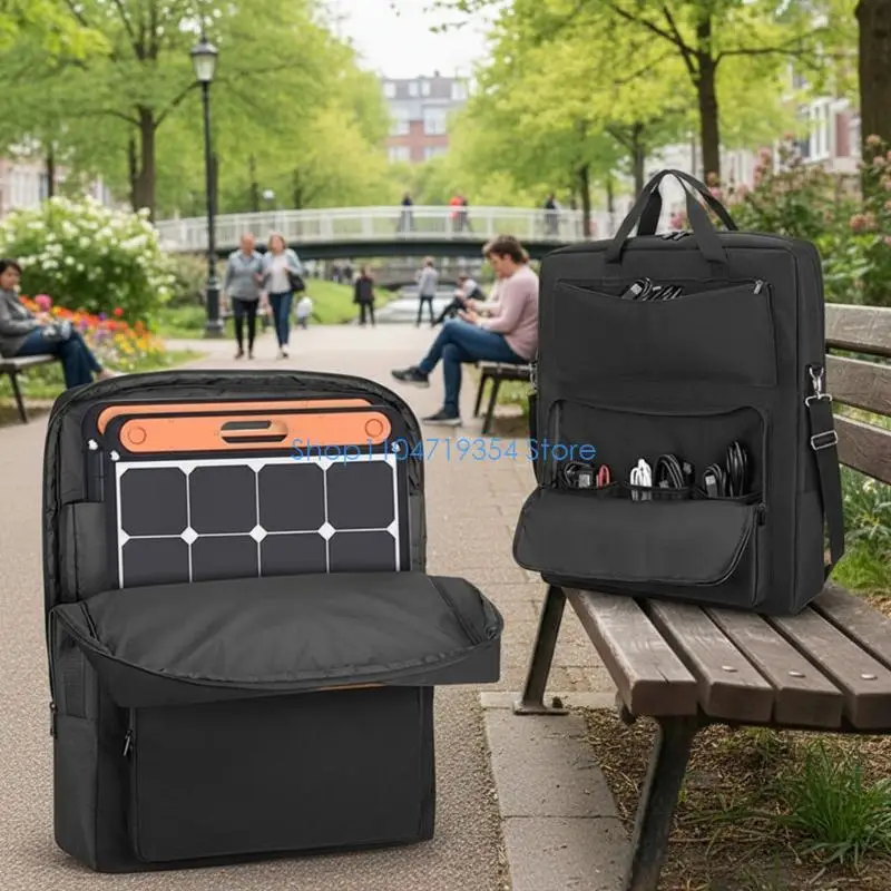 0XLD Solar plate Carrying Bag Case Adjustable Shoulder Strap For 100W & 200W