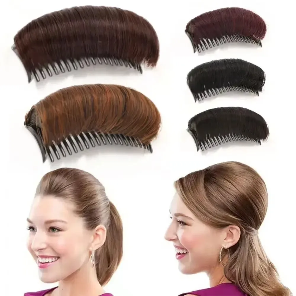 New Invisible Fluffy Hair Pad High Temperature Fiber Insert Comb Fluffy Hair Clip Wig Cushion Women's Styling