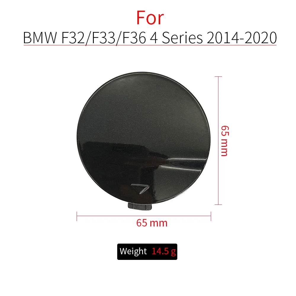 ل BMW F32 F33 F36 M الرياضة مانع صدمات خلفي للسيارة سحب هوك غطاء غطاء أبيض لسيارات BMW 4 Series 425 428 430 440i 2014-2020 51128060849