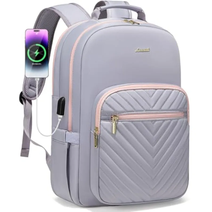 Laptop Backpack for Women Cute Travel Carry on Backpack Purse Professional Computer Bag Waterproof Work Business College Teache