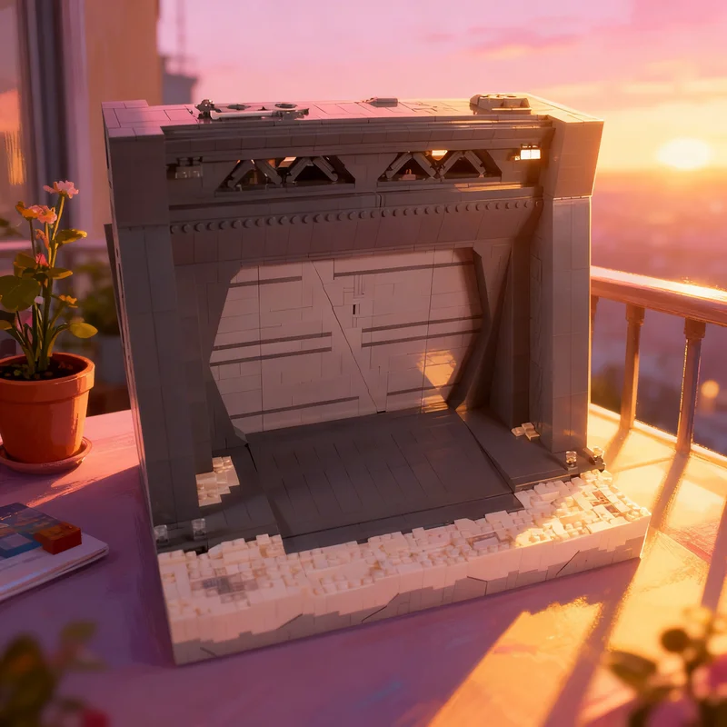 

5973 деталей MOC Imperial Medium Vehicle Base V1: Конструктор «Звездная битва», архитектурные игрушки, рождественские подарки, развивающие игрушки для детей