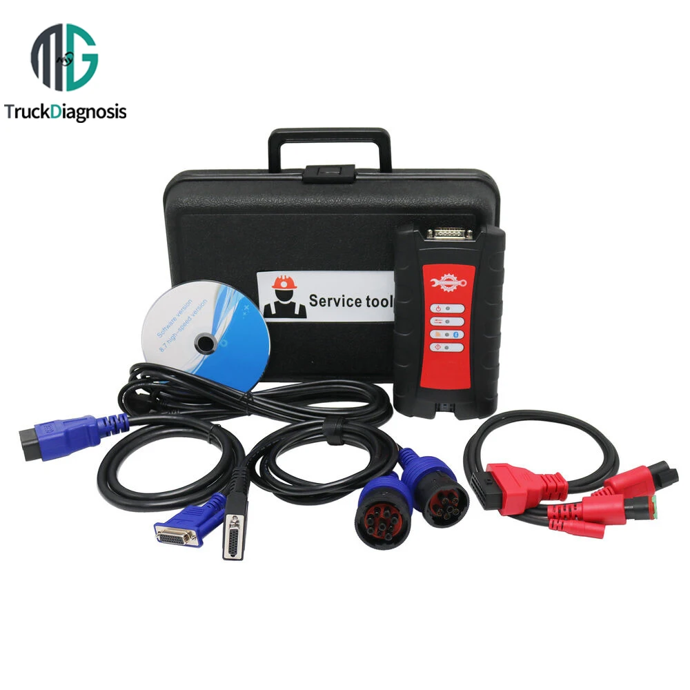 

Полный системный инструмент Inline 7, 5572620 5299899 Сверхмощный сканер грузовиков, инструмент ECU, умная диагностическая машина, совместимая с Cummins