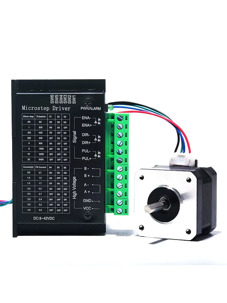 High-Torque Servo Motor Kit 42-Step 0.28N TB6600 Two-Phase Driver 4A for DIY Robot Toy Parts And Components