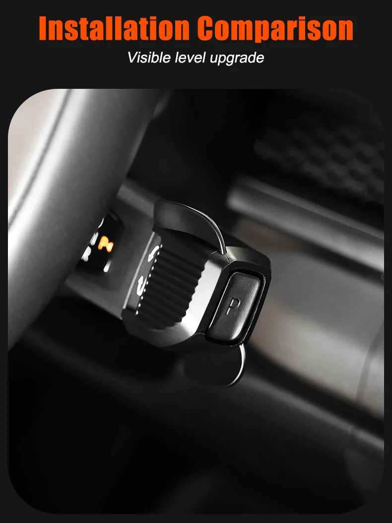 Lenkrad-Schalthebel-Abdeckung Rutschfeste Schalthebel-Hilfsabdeckung Innenraum-Autozubehör für Kia EV3 EV4 EV5 EV9 – Detail 8