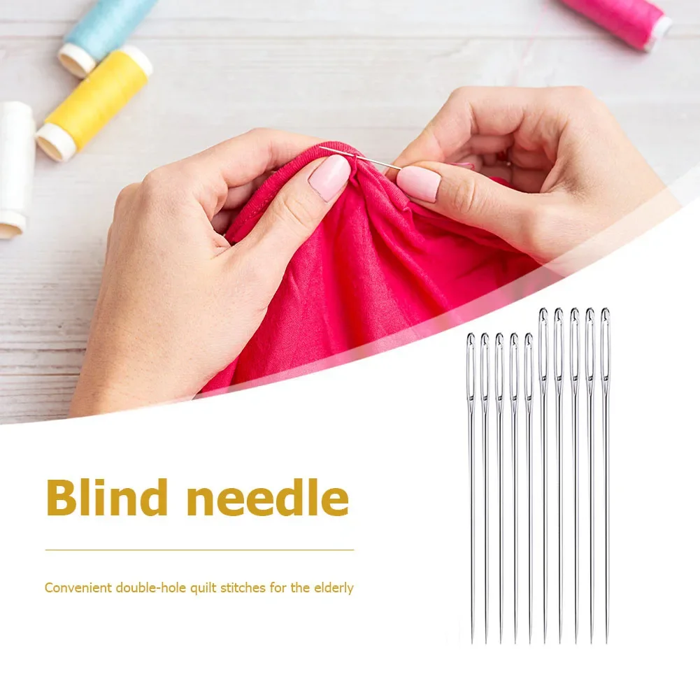 25-teiliges Set Große Augennadeln zum Nähen Handgefertigte Ledernadeln Stahlgarn-Stricknadeln Nähwerkzeug-Set – Detail 9
