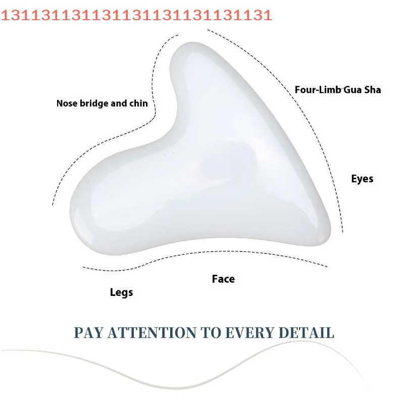 العناية بالبشرة الجمال الصحة مدلك أداة عالية السيليكون الزجاج غوا شا مجلس الوجه مكشطة لوحة للوجه الجسم الرقبة الساق #2