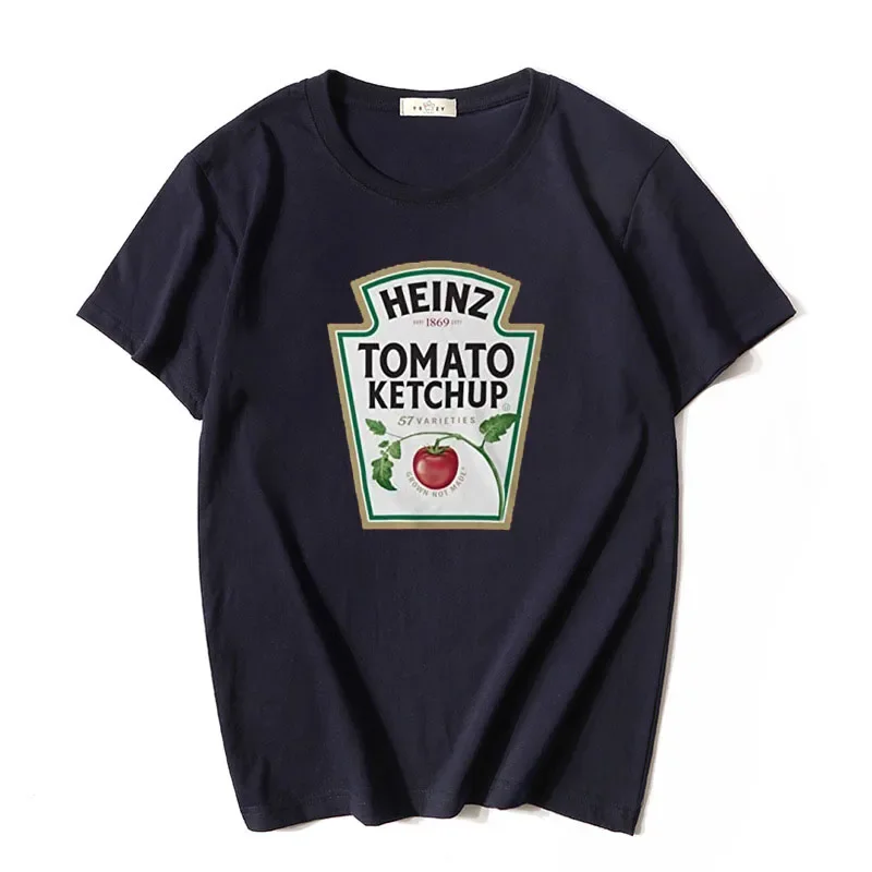 Pattern 3D Print Tees Unisex Fashion Clothes Harajuku Streetwear Casual Tops Customized Products Tomato Ketchup Classic T Shirt