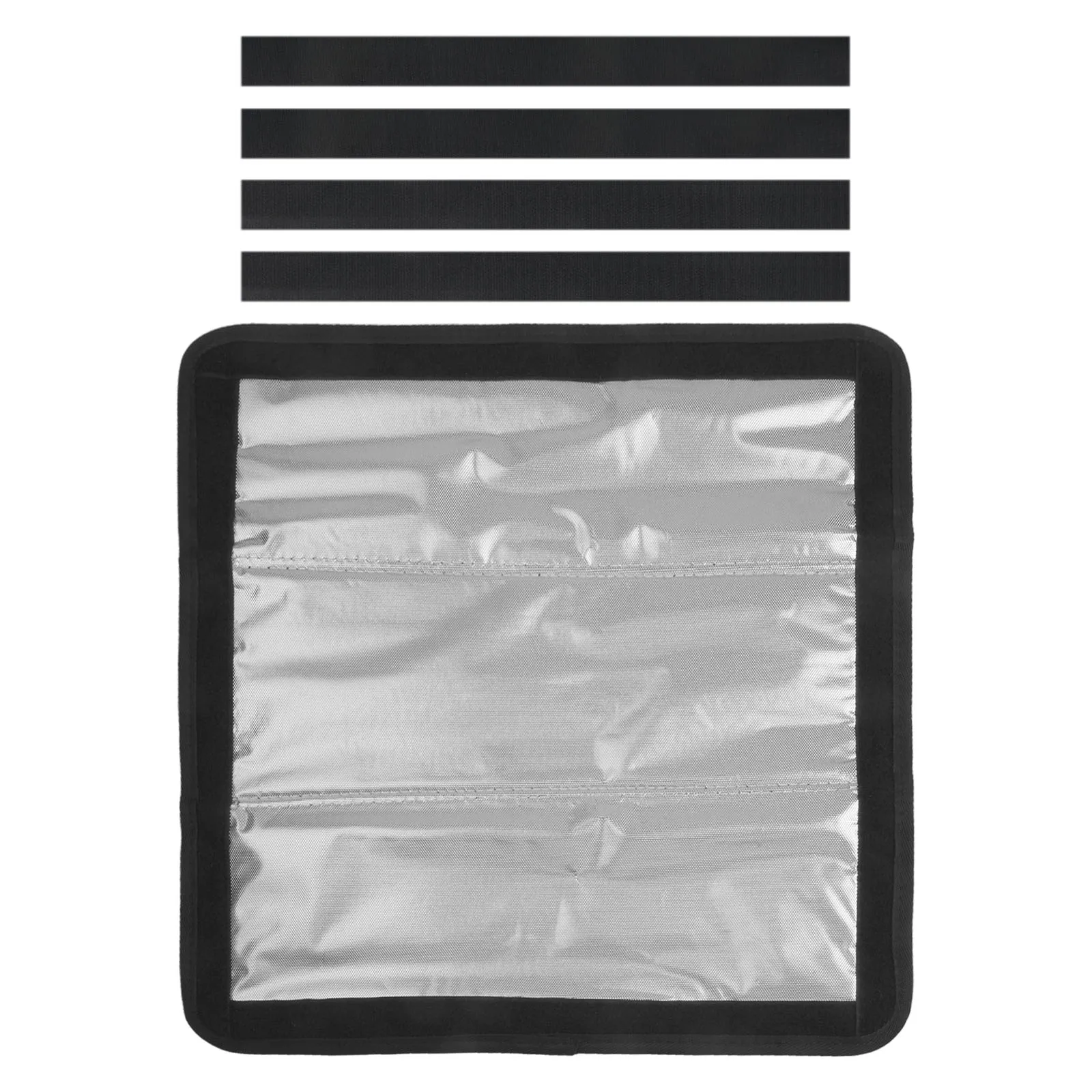 Shading Pad Sunshade RV Skylight Sunshade 41*41cm Aluminum Film Black Insulated Reflective Shading Pad Practical