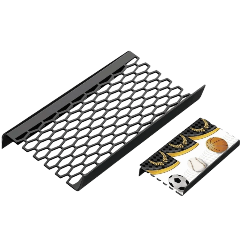New Acrylic Trading Card Risers Black Hollow Trading Card Display Riser Sports Cards Organizer Holder Den Shelf Shop