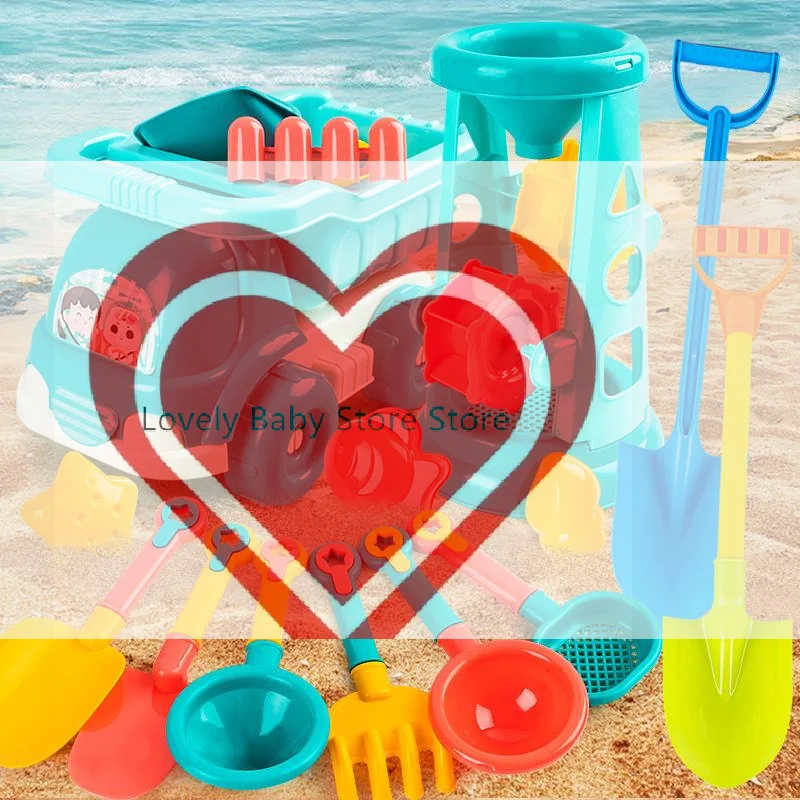 

1Set Beach Sand Toy Set, Durable Plastic, Summer Pool Beach Game Set, Outdoor Sand Play Tools For Boys And Girls, Great Holiday