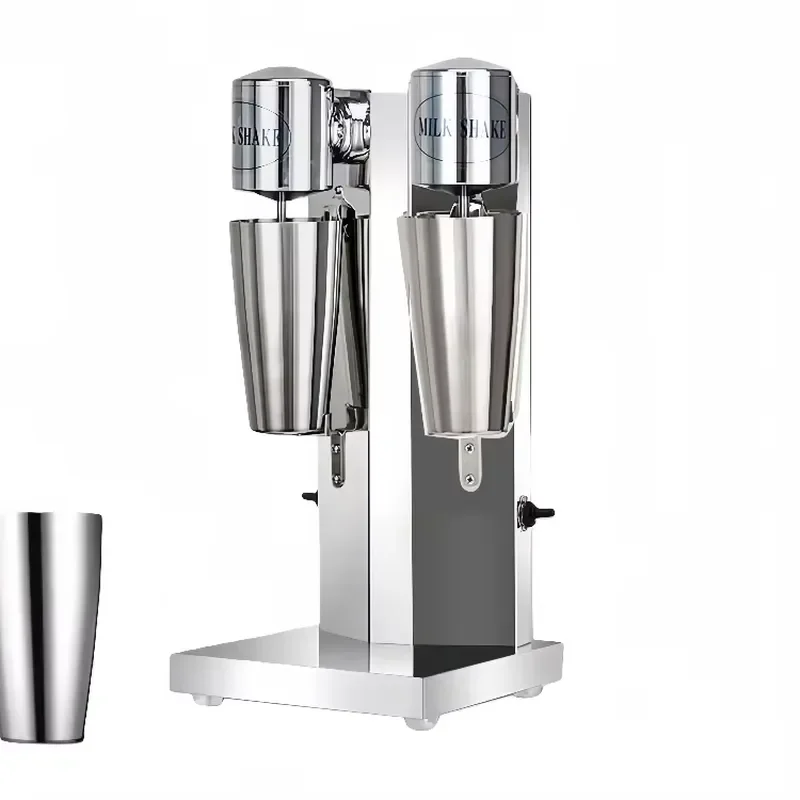 Factory hot-selling milk tea equipment stainless steel electric double-head milkshake machine mixer