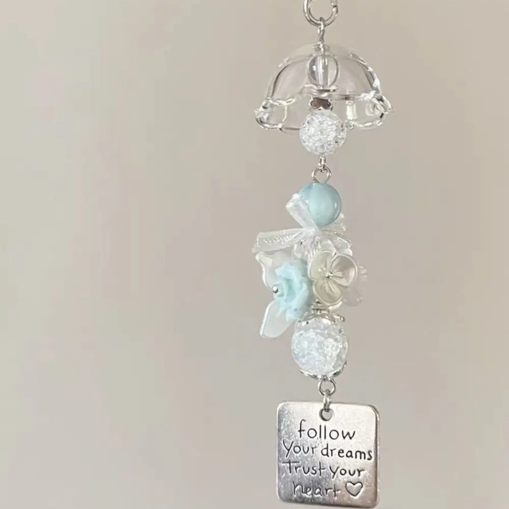 Star Wishing Bottle Wind Chime Pendant Bag Decorative Phone Straps Transparent Keychain Kawaii Couple Gifts Mobile Phone Lanyard
