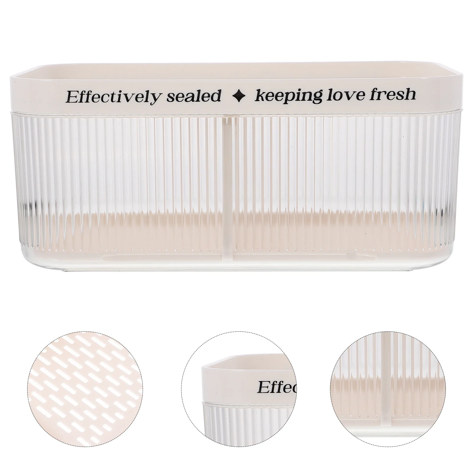 

Fruit Storage Basket Fresh Draining Container Stackable Colorful Refrigerator Organizer Bin for Fruit and Berries