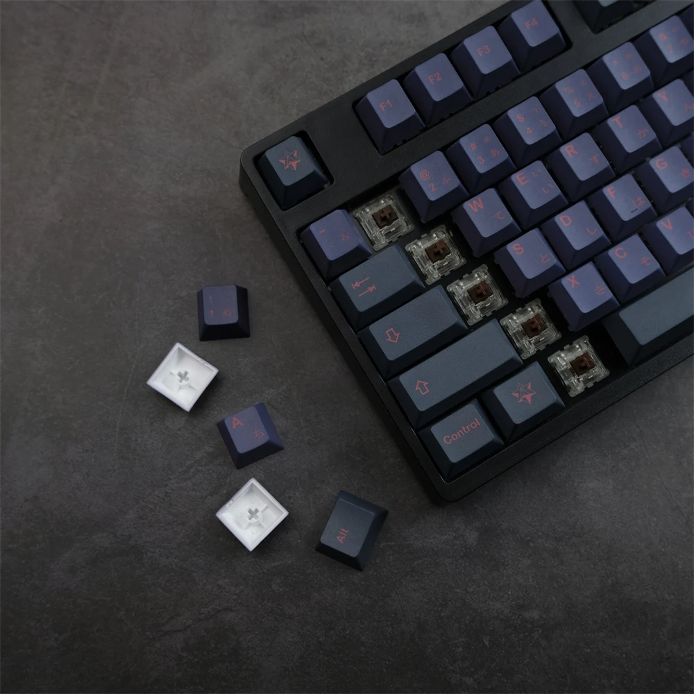 GMK Alter Keycaps PBT DYE- Sublimation Cherry Profile Keycap 142 Keys For MX Switch Mechanical Keyboard 60% 68% 80% Layout