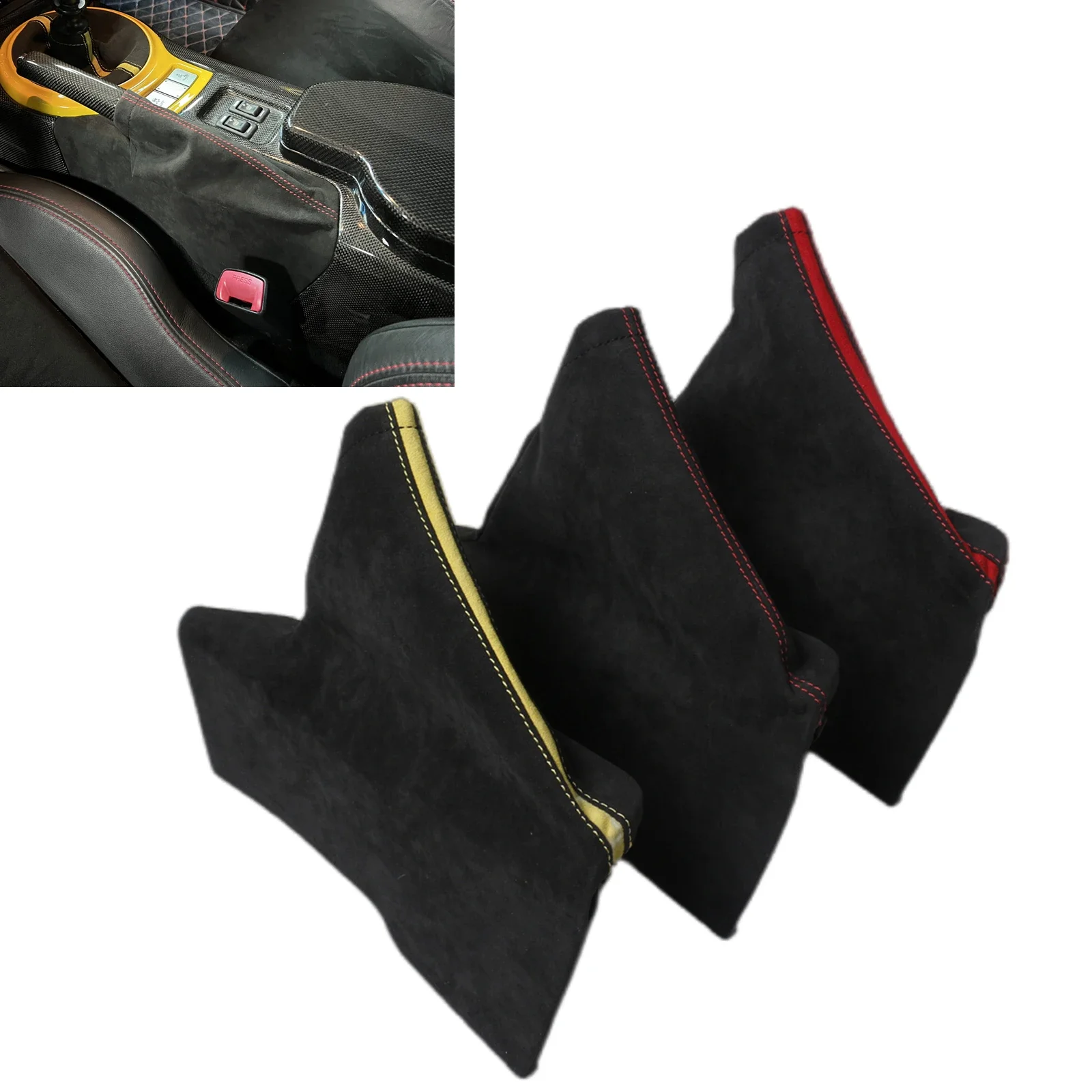 Pop Gear Shift Transmission Shifter Knob Cover Trim For Subaru BRZ Toyota GT86 Scion FR-S 2013-2020