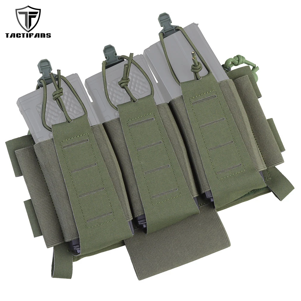 Tactical EPV2 Elastic Rifle Magazine Placard Pouch Rear Document Stacker 1inch Male QASM Quick Release Buckle ARC Plate Carrier