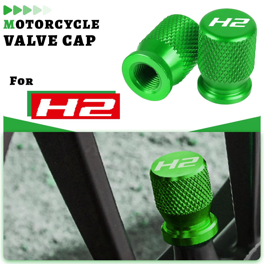 

Motorcycle Universal FOR KAWASAKI H2 H2R 2015-2016 ZH2 2019 2020 2021 Zh2 Vehicle Wheel Tire Valve Stem Caps Cover Accessories