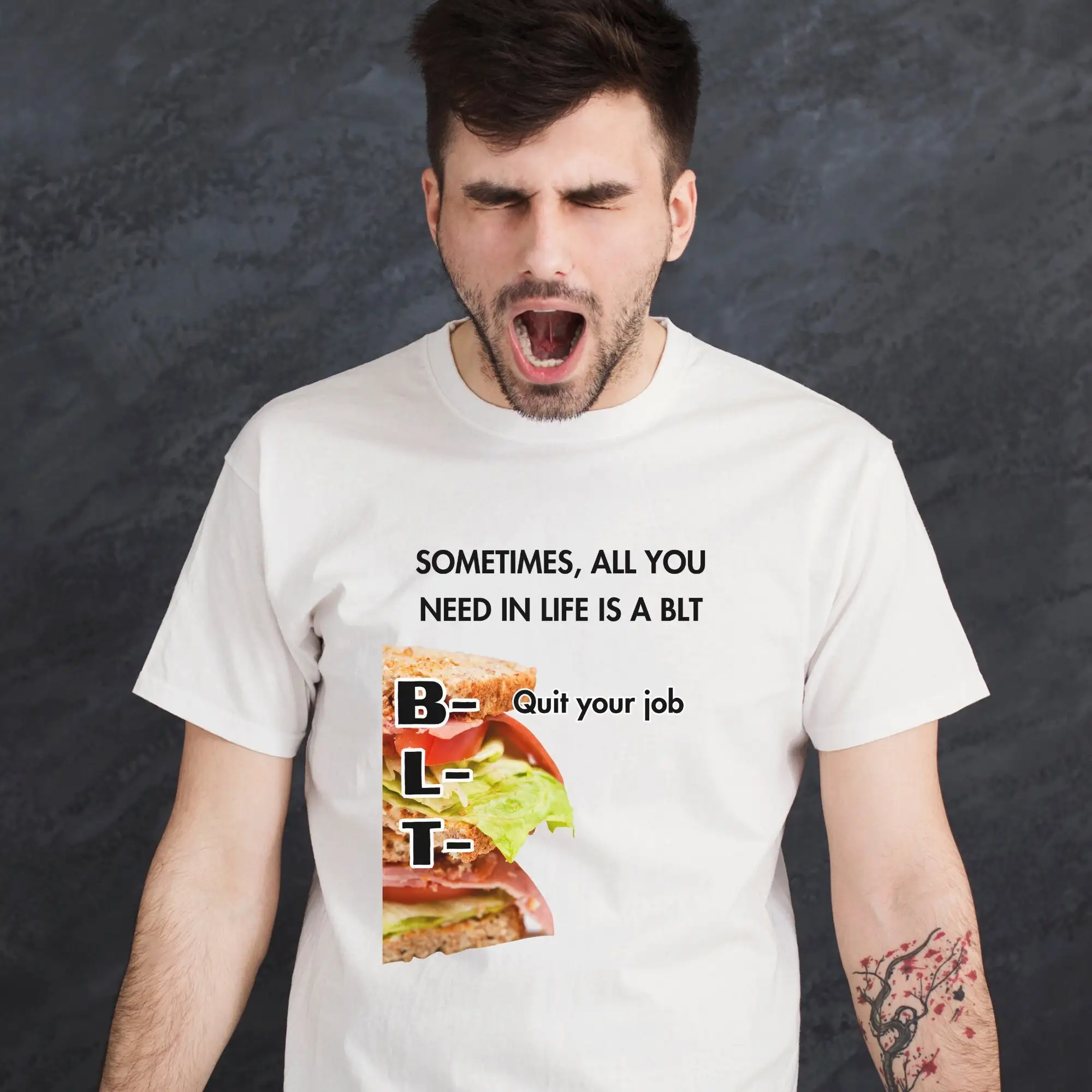 Quit Your Job T Shirt Funny Quote Unhinged Cringe Gag s Odd Humor Sayings Hilarious Ridiculous