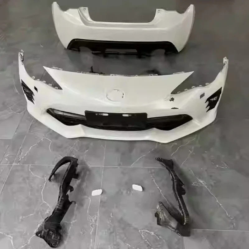 PP Material Front Rear Bumper Assembly for Toyota GT86 13-16 Subaru BRZ 13-19 Upgrade New Style Car Body Kit Auto Accessories