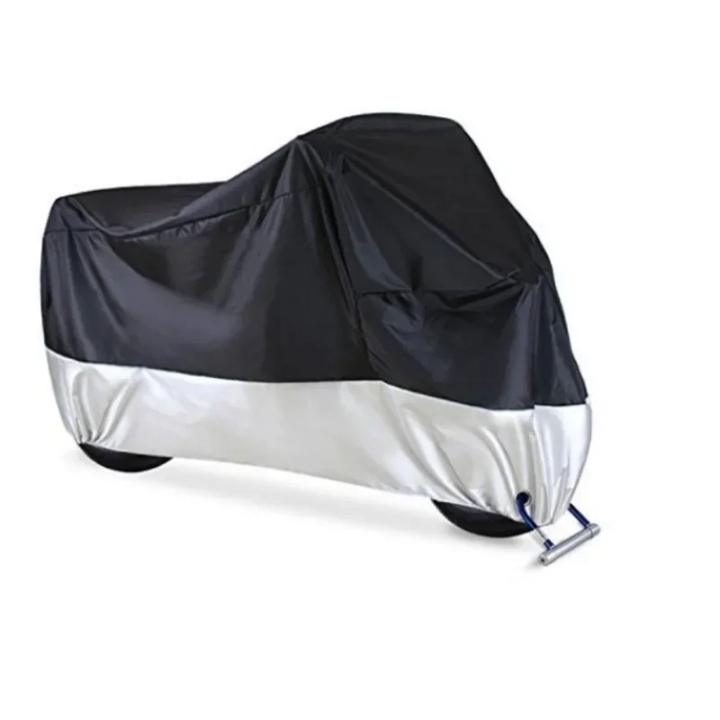 Motorcycle Cover Waterproof All Season Dustproof UV Protective Outdoor Indoor Scooter 190T Wear-resistant Fabric Motorbike Cover