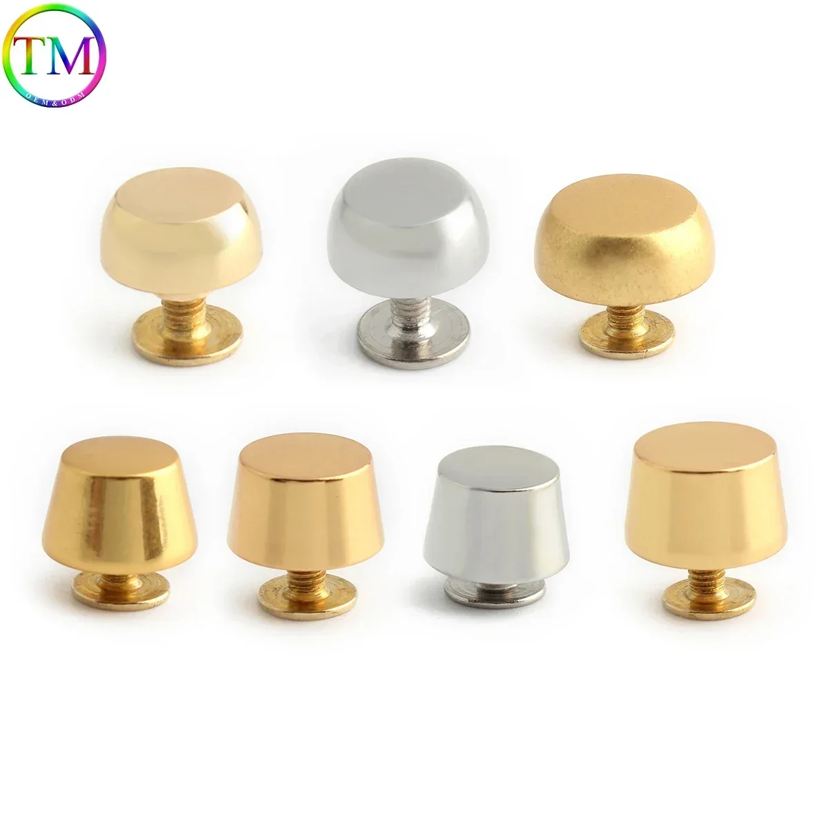 Metal Foot Nails Screw Bucket Nails Clip Buckles Bag Hardware Accessories Handbag DIY Decorative Buckles Bag Bottom Screw Rivets