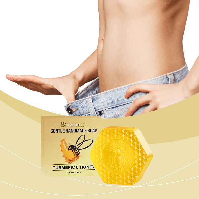 

Bee Venom Turmeric Cleansing Soap For Body - Gentle Cleansing, Nourishing Skin, Comfortable Refreshing, Bath Soap