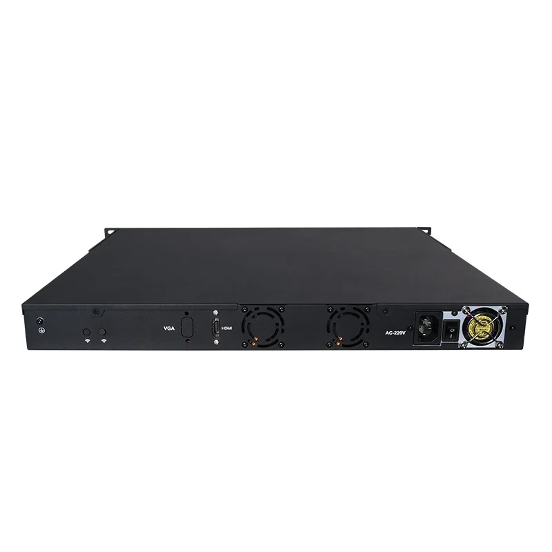 Industrial 1U Chassis Firewall Mini Pc  LGA1700 Alder Lake Cpu 12th Gen 6*lan Ports for 4*SFP 10G  H610/H670 Chipset  Mini Pc