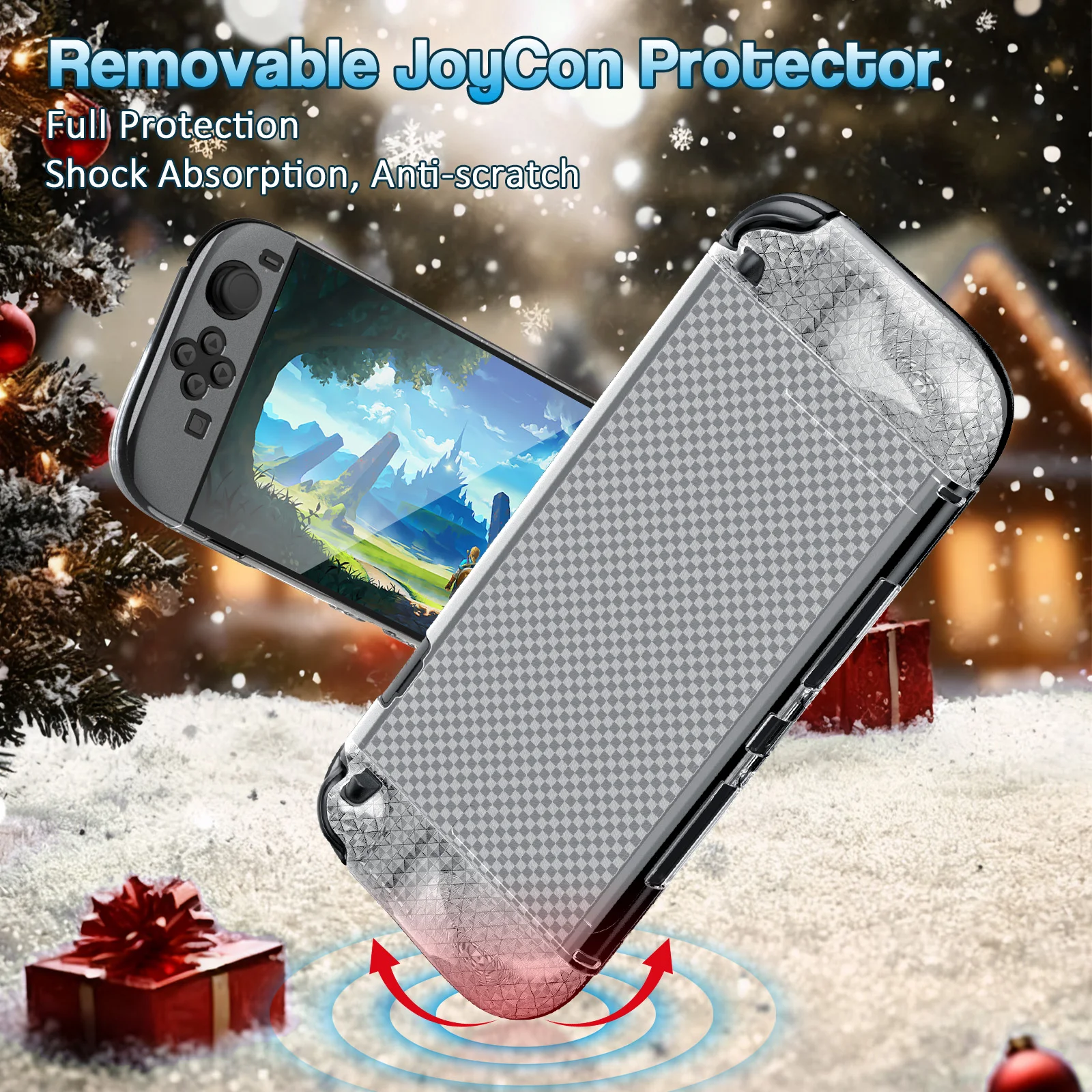 21 in 1 For Switch 2 Case Accessories Gift Pack, 2025 Switch 2 EVA Bundle Kit for Christmas, Halloween, Men Women Luxury Gift 4