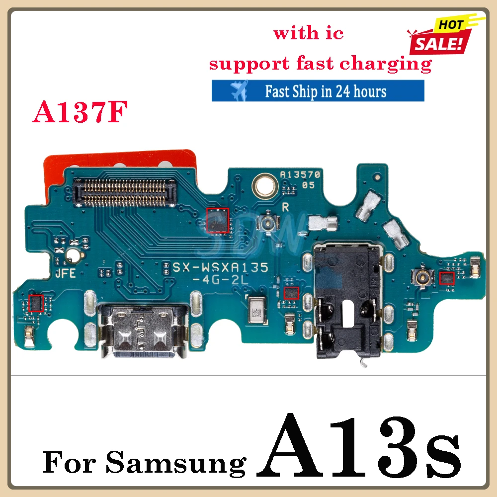 Charging Port For Samsung Tab A7 lite A9 A13s A14 A23 A24 A34 A73 T220 T225 A750F A920F USB Doct Connector Charger Flex Cable