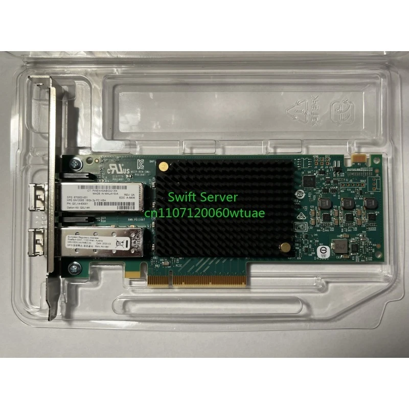 SN1200E 16GB 2P FC HBA Card Q0L14A Q0L14-63001 870002-001 High Speed Fiber Channel Adapter