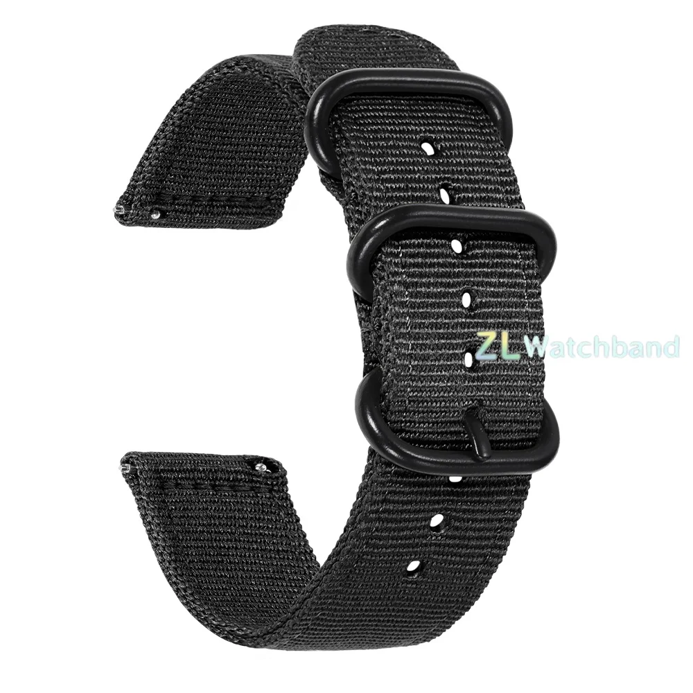 18mm 20mm 22mm 24mm Nylon Watch Strap New Woven Universal Bracelet Quick Release Fabric for Men Women Wrist Band Accessories
