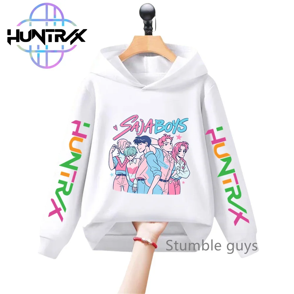 

Autumn KPop Demon Hunters Kids Boys Girls Hoodie Long Sleeve Sweatshirt Anime Clothes Trendy Halloween