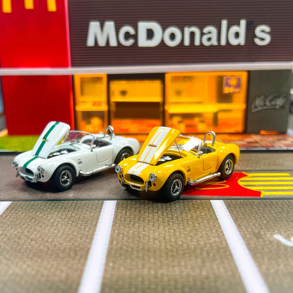 Fine works64 1:64 Shelby 427 Convertible Sports limited5999 Diecast Model Car